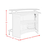 Valentina Bar Table in White