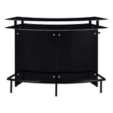 Valentina Bar Table in Black - Tampa Furniture Outlet