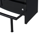 Valentina Bar Table in Black - Tampa Furniture Outlet