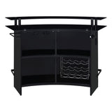 Valentina Bar Table in Black - Tampa Furniture Outlet