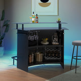 Valentina Bar Table in Black – SKU DA-17290-8-BT | Elements