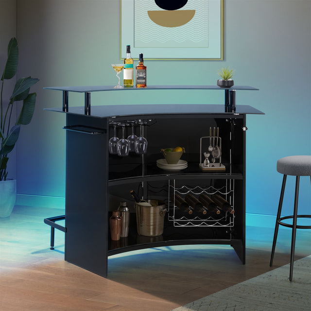 Valentina Bar Table in Black – SKU DA-17290-8-BT | Elements