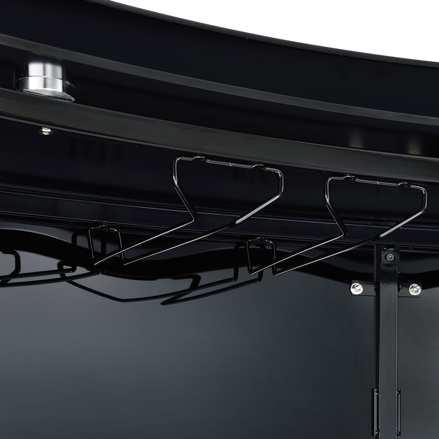 Valentina Bar Table in Black - Tampa Furniture Outlet