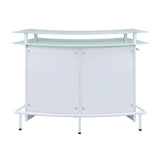 Valentina Bar Table in White - Tampa Furniture Outlet