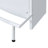 Valentina Bar Table in White - Tampa Furniture Outlet
