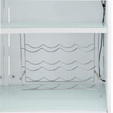 Valentina Bar Table in White - Tampa Furniture Outlet