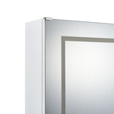 Vancouver Floor Mirror With Storage in White - Tampa Furniture Outlet