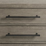 Versailles Contemporary 3-Drawer Nightstand in Grey - Tampa Furniture Outlet