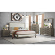 Versailles Contemporary 3-Drawer Nightstand in Grey – SKU B-3690-3-NS | Elements