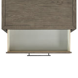 Versailles Contemporary 3-Drawer Nightstand in Grey - Tampa Furniture Outlet