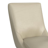 Villanova Swivel Counter Stool with Beige PU in Espresso (2 Per Carton) - Tampa Furniture Outlet