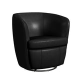 Vito Swivel Chair in Pebble Black - Tampa Furniture Outlet