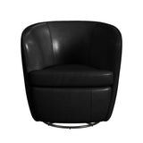 Vito Swivel Chair in Pebble Black - Tampa Furniture Outlet