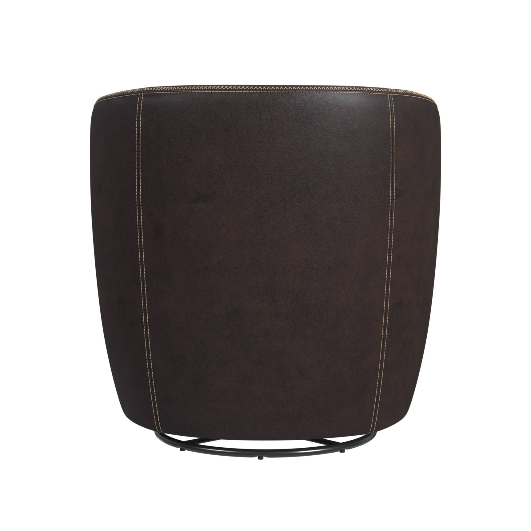 Vito Swivel Chair in Pebble Brown - Tampa Furniture Outlet