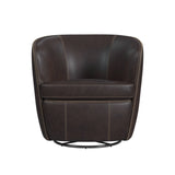 Vito Swivel Chair in Pebble Brown - Tampa Furniture Outlet