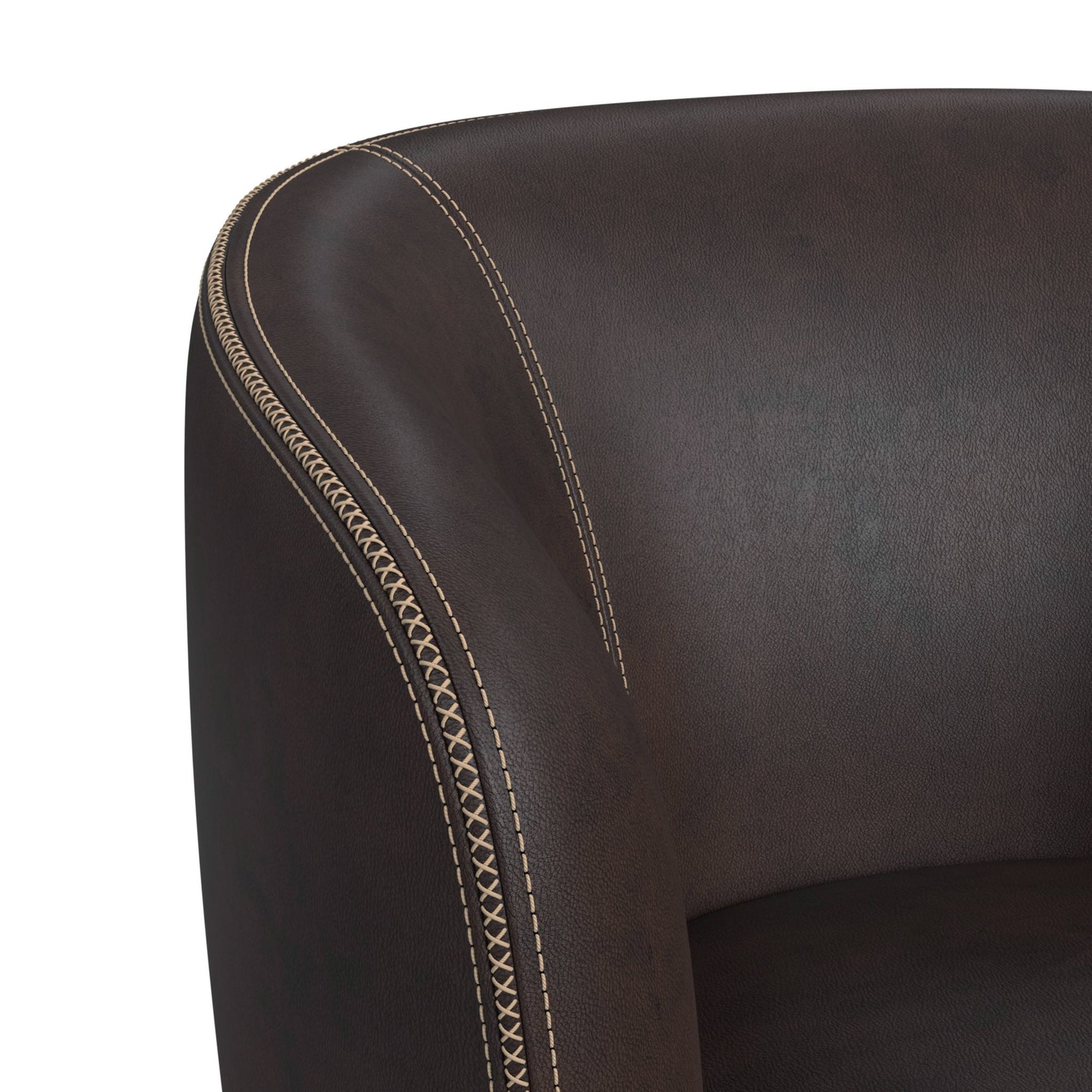 Vito Swivel Chair in Pebble Brown - Tampa Furniture Outlet