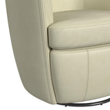 Vito Swivel Chair in Pebble Cream - Tampa Furniture Outlet