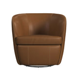 Vito Swivel Chair in Pebble Tan - Tampa Furniture Outlet