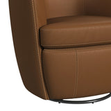 Vito Swivel Chair in Pebble Tan - Tampa Furniture Outlet