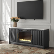 Tampa Furniture Outlet - Ashley Furniture - Cadmori 63" TV Stand with Electric Fireplace - 63" TV Stand with Electric Fireplace - W2616W1