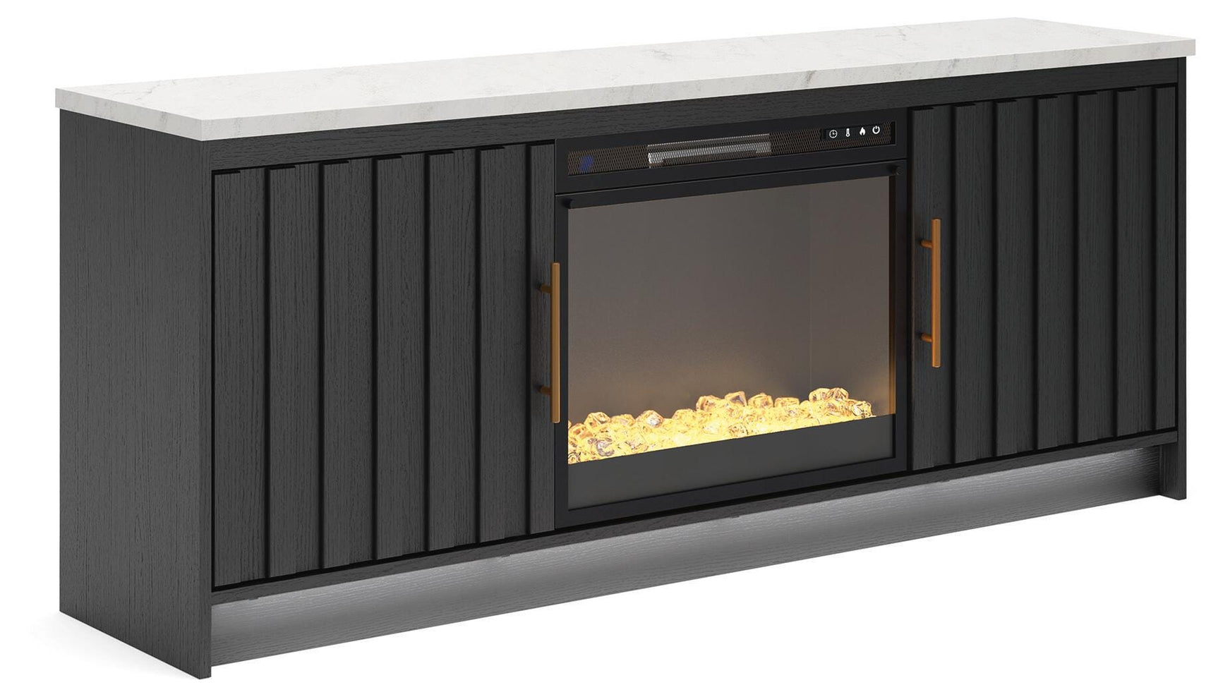 Cadmori 63" TV Stand with Electric Fireplace - Tampa Furniture Outlet