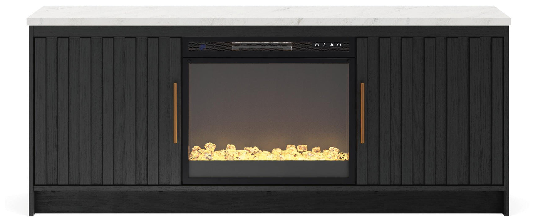 Cadmori 63" TV Stand with Electric Fireplace - Tampa Furniture Outlet