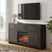 Tampa Furniture Outlet - Ashley Furniture - Brazen Valley 71" TV Stand with Electric Fireplace - 71" TV Stand with Electric Fireplace - W2648W2