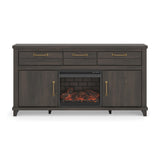 Brazen Valley 71" TV Stand with Electric Fireplace