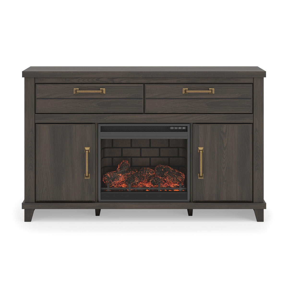 Brazen Valley 60" TV Stand with Electric Fireplace