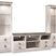 Tampa Furniture Outlet - Ashley Furniture - Willowton 3-Piece Entertainment Center - 3-Piece Entertainment Center / Whitewash - W267W16