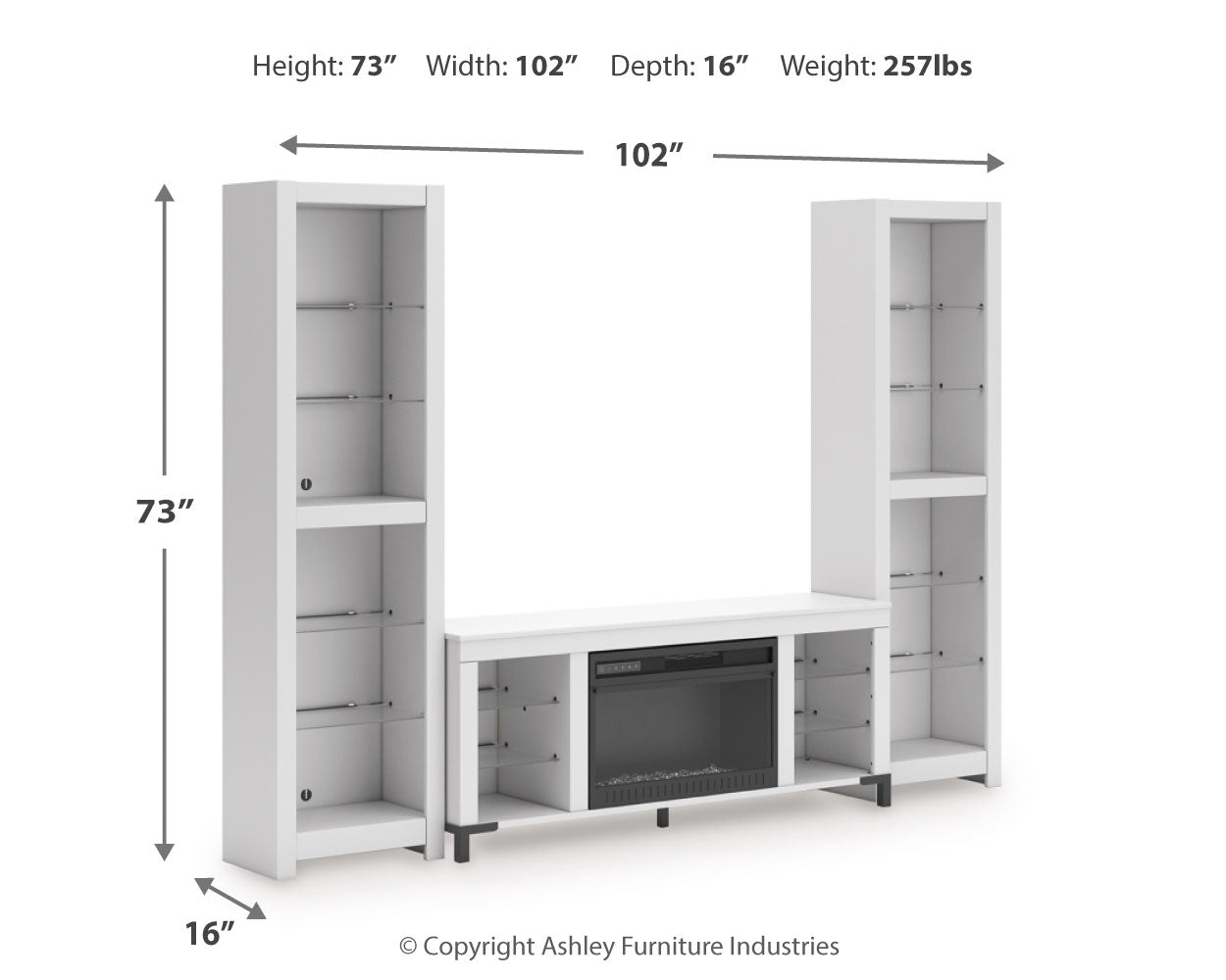 Brollevi Entertainment Center - Tampa Furniture Outlet
