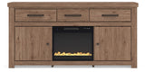 Garistyn 73" TV Stand with Electric Fireplace