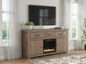 Tampa Furniture Outlet - Ashley Furniture - Garistyn 73" TV Stand with Electric Fireplace - 73" TV Stand with Electric Fireplace - W2844W4
