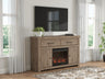 Tampa Furniture Outlet - Ashley Furniture - Garistyn 62" TV Stand with Electric Fireplace - 62" TV Stand with Electric Fireplace - W2844W1