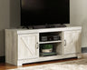 Tampa Furniture Outlet - Ashley Furniture - Bellaby TV Stand - 63" / Whitewash - W331-68