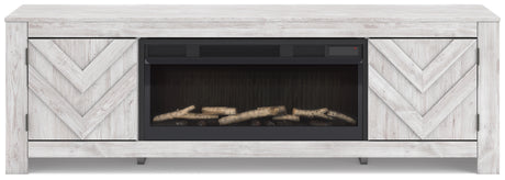 Cayboni 71" TV Stand with Electric Fireplace - Tampa Furniture Outlet