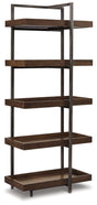 Tampa Furniture Outlet - Ashley Furniture - Starmore Entertainment Center - 3-Piece Entertainment Center / Brown/Gunmetal - W633W1