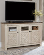 Tampa Furniture Outlet - Ashley Furniture - Bolanburg 60" TV Stand - 60" / White/Weathered Gray - W647-38