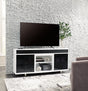 Tampa Furniture Outlet - Ashley Furniture - Gardoni 72" TV Stand - 72" / White/Black - W756-68
