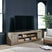Tampa Furniture Outlet - Ashley Furniture - Krystanza 92" TV Stand - 92" / Weathered Gray - W760-78