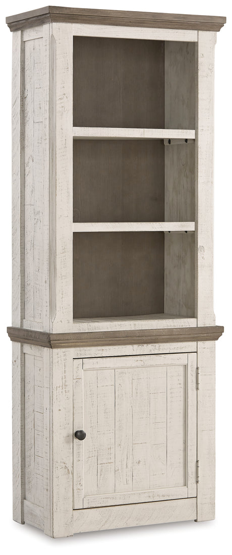 Tampa Furniture Outlet - Ashley Furniture - Havalance Right Pier Cabinet - Right Pier Cabinet / Two-tone - W814-34