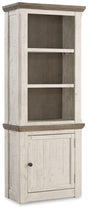 Tampa Furniture Outlet - Ashley Furniture - Havalance Right Pier Cabinet - Right Pier Cabinet / Two-tone - W814-34