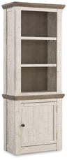 Tampa Furniture Outlet - Ashley Furniture - Havalance Right Pier Cabinet - Right Pier Cabinet / Two-tone - W814-34