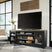 Tampa Furniture Outlet - Ashley Furniture - Foyland 83" TV Stand - 83" / Black/Brown - W989-68