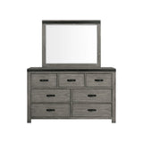 Wade 7-Drawer Dresser & Mirror Set - Tampa Furniture Outlet