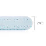 Gel Memory Foam Pillow + Reversible Cooling Cover