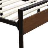 Thompson Metal and Wood Platform Bed