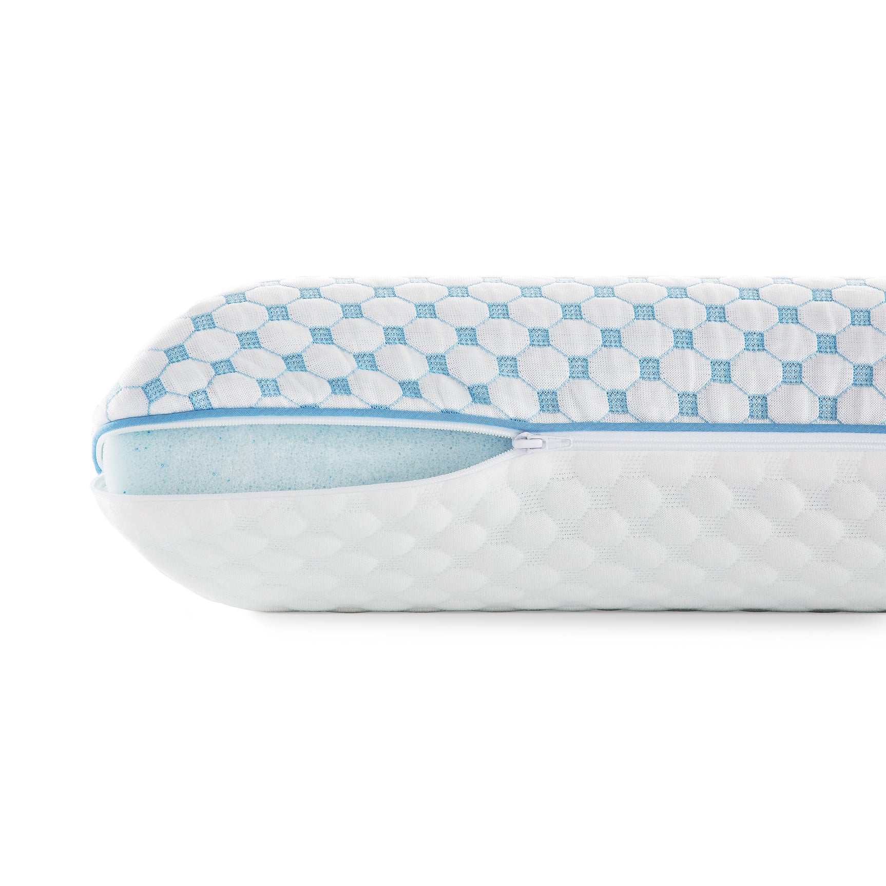 Gel Memory Foam Pillow + Reversible Cooling Cover