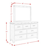 Wade 7-Drawer Dresser & Mirror Set