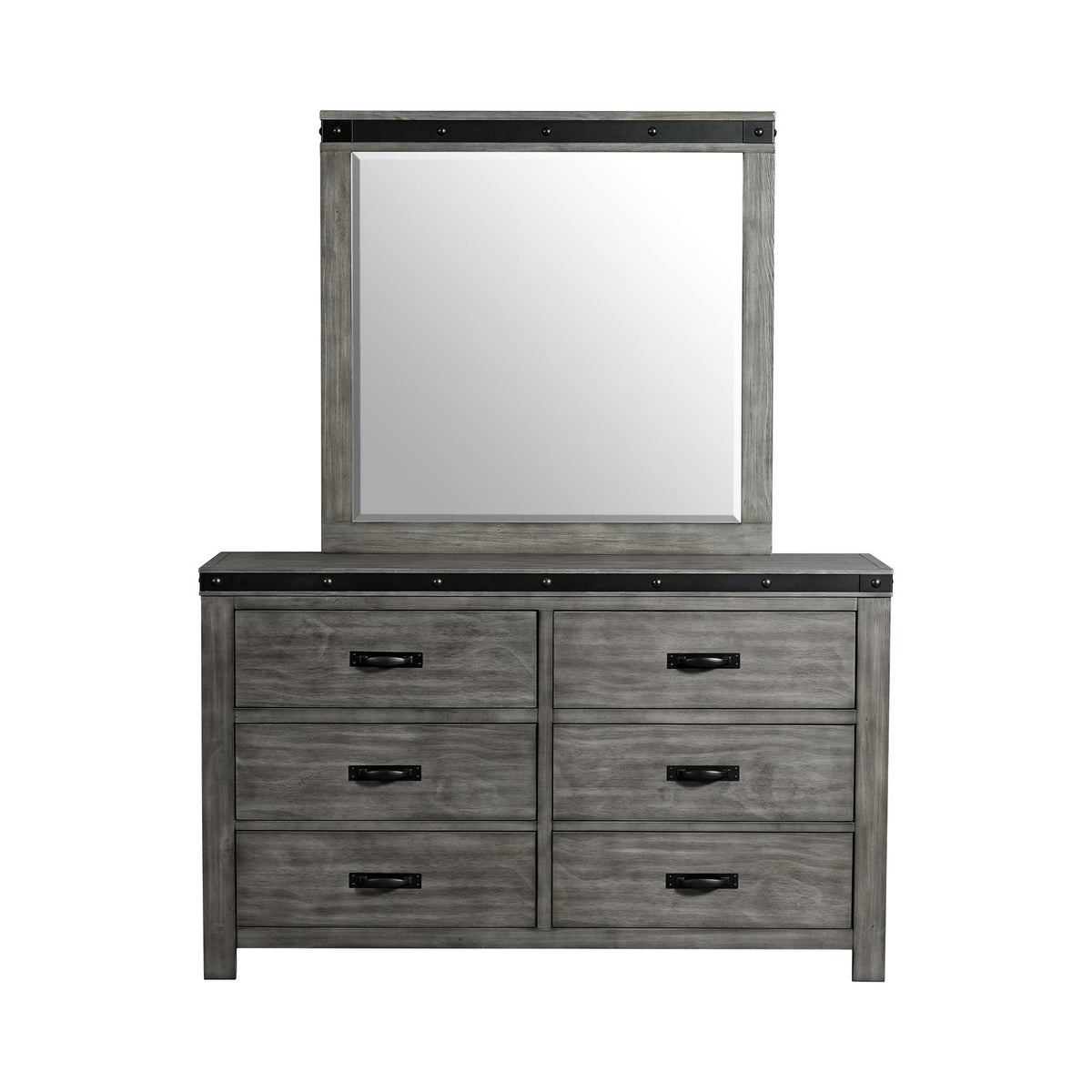 Wade Youth 6 Drawer Dresser & Mirror Set